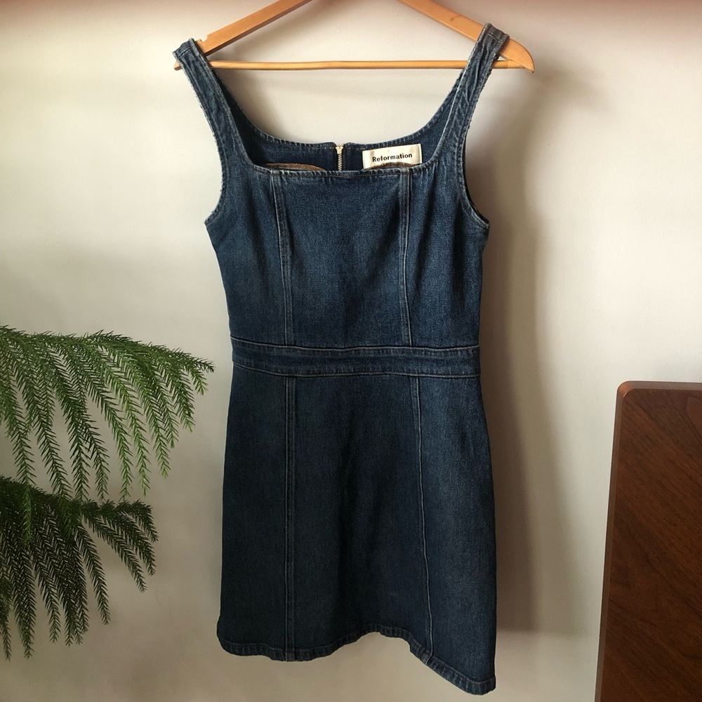 Reformation Parker Denim Dress